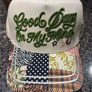 Embroidered Patchwork Cap